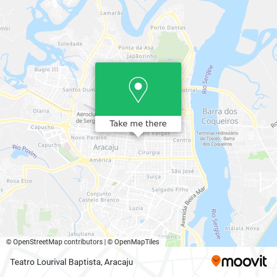 Teatro Lourival Baptista map