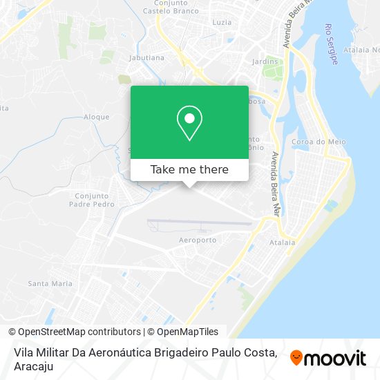Vila Militar Da Aeronáutica Brigadeiro Paulo Costa map