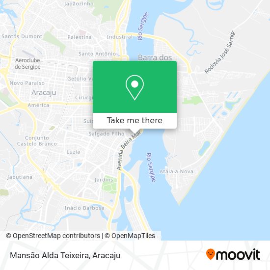 Mansão Alda Teixeira map
