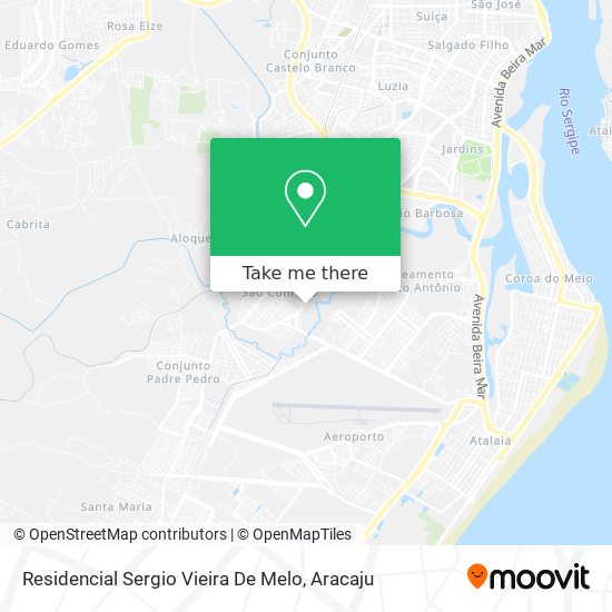 Mapa Residencial Sergio Vieira De Melo