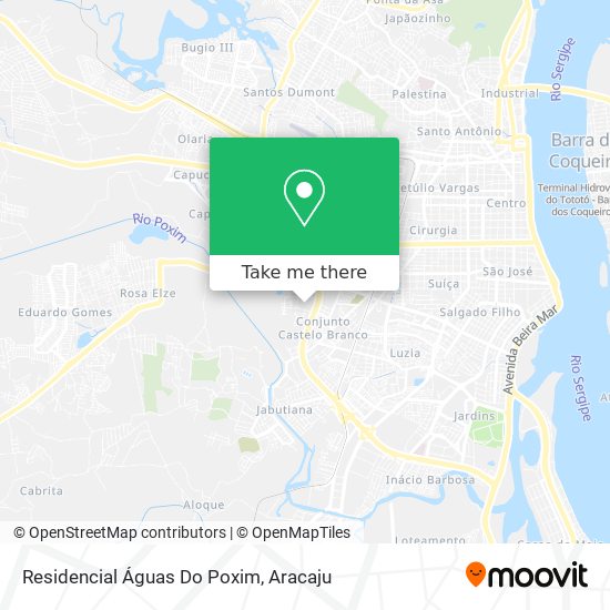 Mapa Residencial Águas Do Poxim