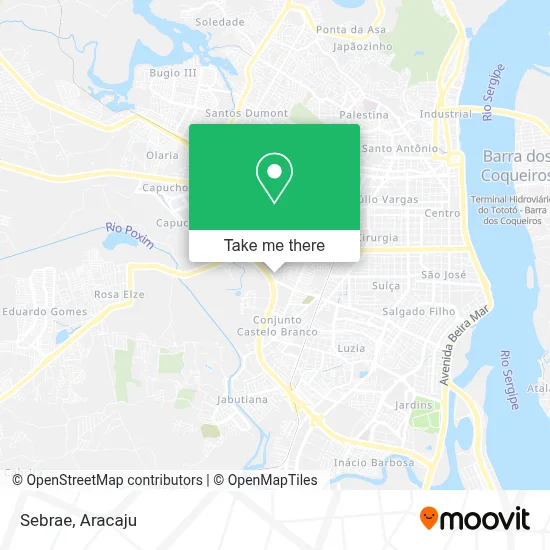 Sebrae map