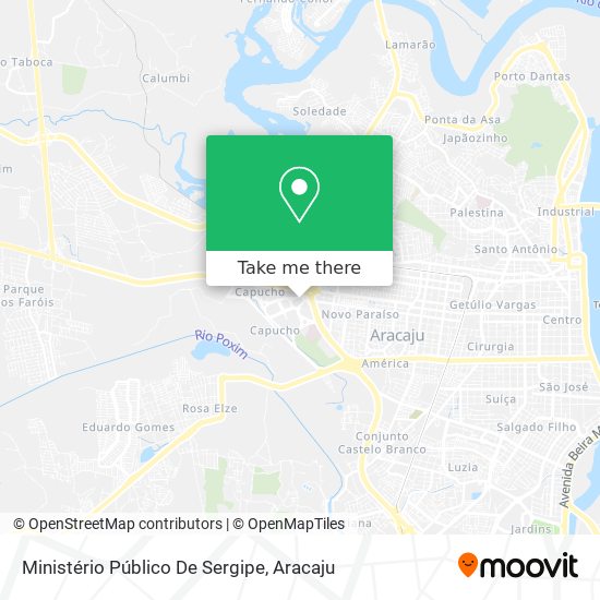 Mapa Ministério Público De Sergipe