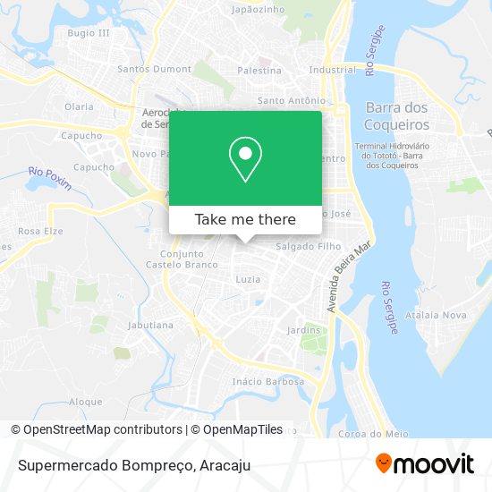 Supermercado Bompreço map