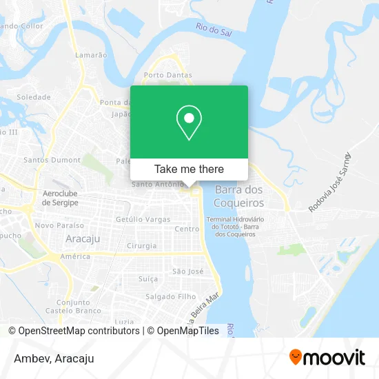 Ambev map