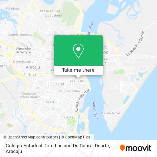 Mapa Colégio Estadual Dom Luciano De Cabral Duarte