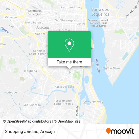 Shopping Jardins map