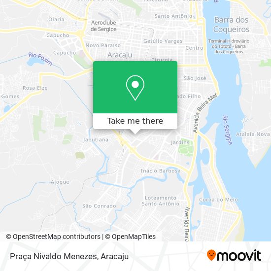 Mapa Praça Nivaldo Menezes
