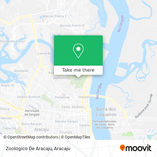 Zoológico De Aracaju map