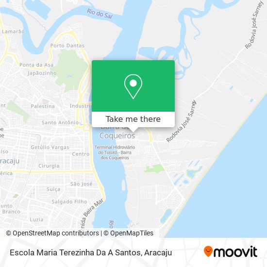 Escola Maria Terezinha Da A Santos map
