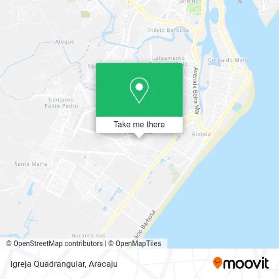 Igreja Quadrangular map