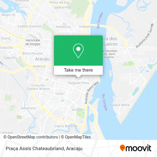 Praça Assis Chateaubriand map