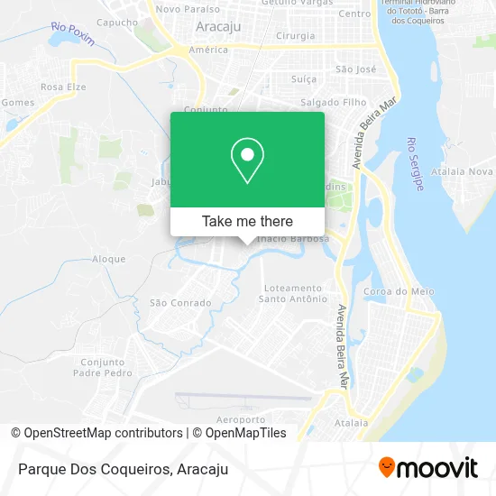 Parque Dos Coqueiros map