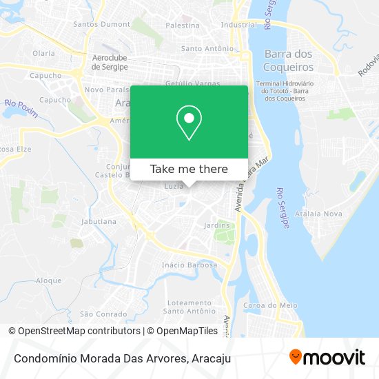 Condomínio Morada Das Arvores map