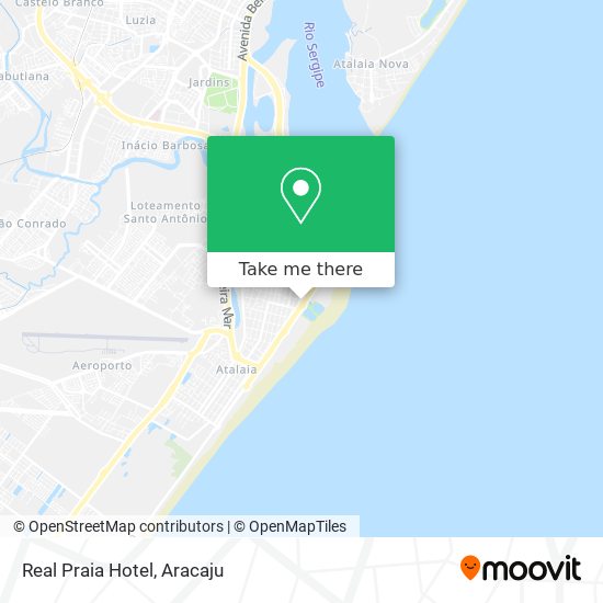 Mapa Real Praia Hotel