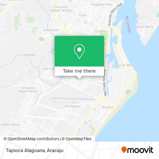 Tapioca Alagoana map