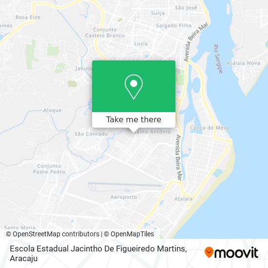 Mapa Escola Estadual Jacintho De Figueiredo Martins
