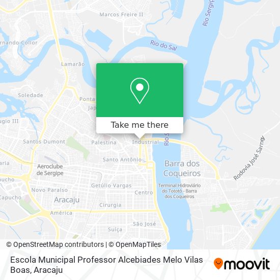 Escola Municipal Professor Alcebiades Melo Vilas Boas map