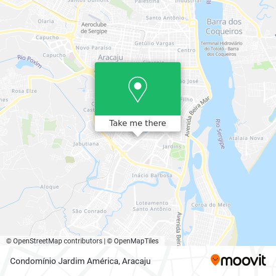 Condomínio Jardim América map