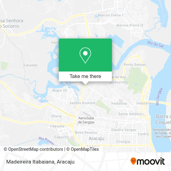 Madeireira Itabaiana map