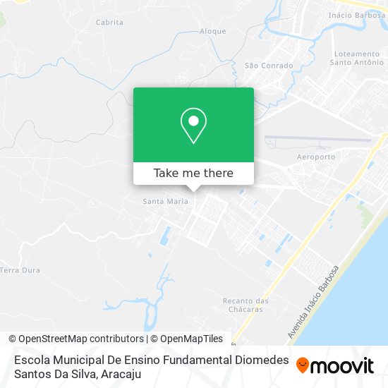 Escola Municipal De Ensino Fundamental Diomedes Santos Da Silva map