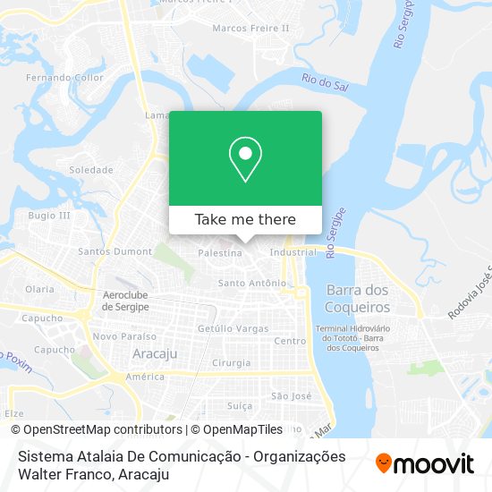 Sistema Atalaia De Comunicação - Organizações Walter Franco map