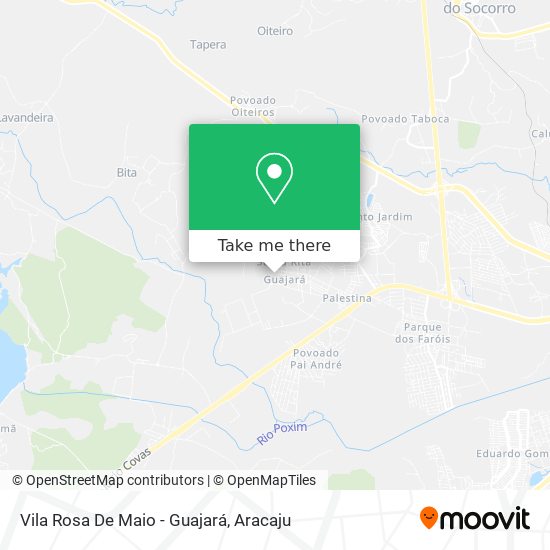 Vila Rosa De Maio - Guajará map
