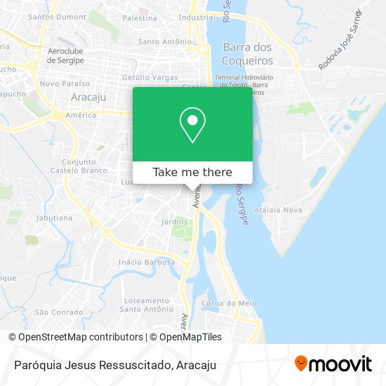 Paróquia Jesus Ressuscitado map