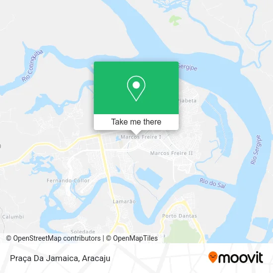 Praça Da Jamaica map
