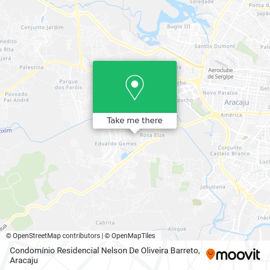 Condomínio Residencial Nelson De Oliveira Barreto map
