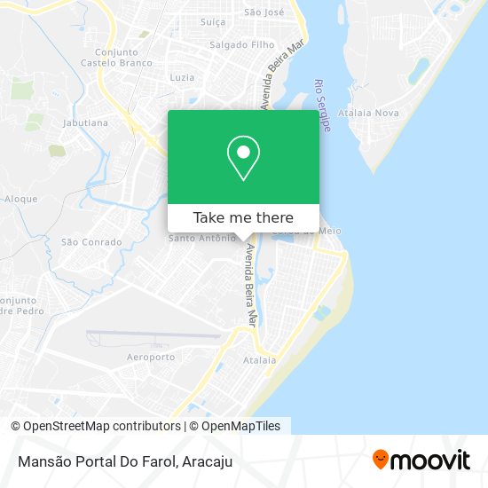 Mansão Portal Do Farol map