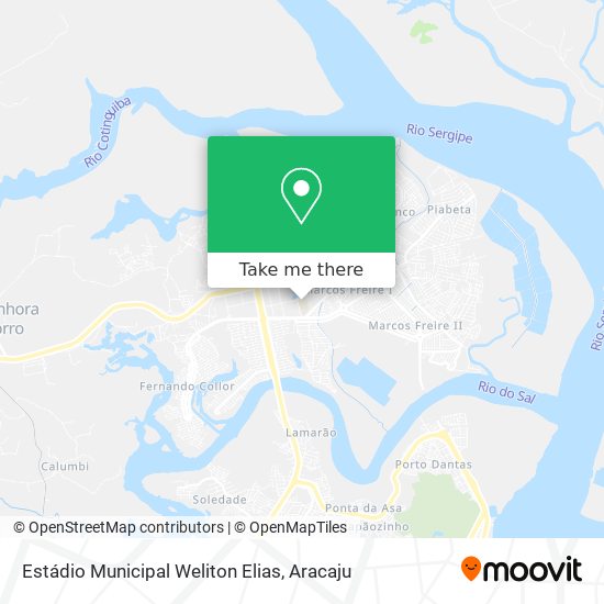 Estádio Municipal Weliton Elias map