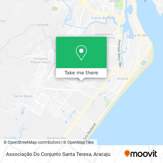 Associação Do Conjunto Santa Teresa map