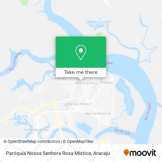 Paróquia Nossa Senhora Rosa Mística map