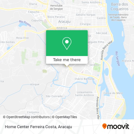 Mapa Home Center Ferreira Costa