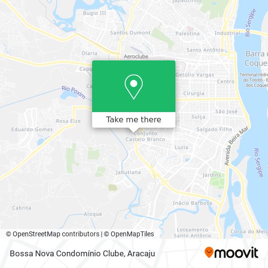 Bossa Nova Condomínio Clube map