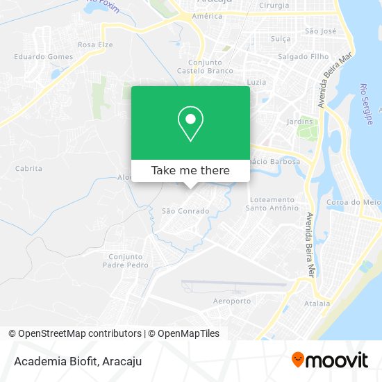 Mapa Academia Biofit