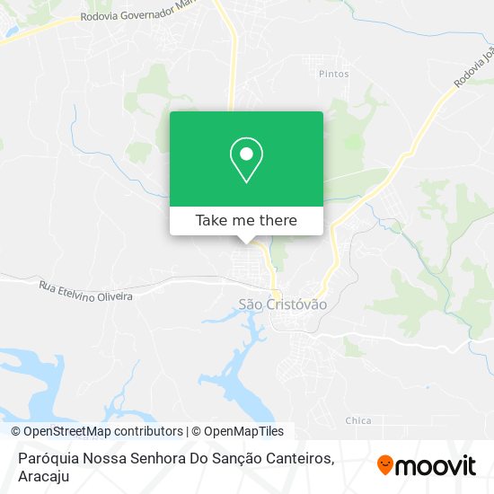Paróquia Nossa Senhora Do Sanção Canteiros map