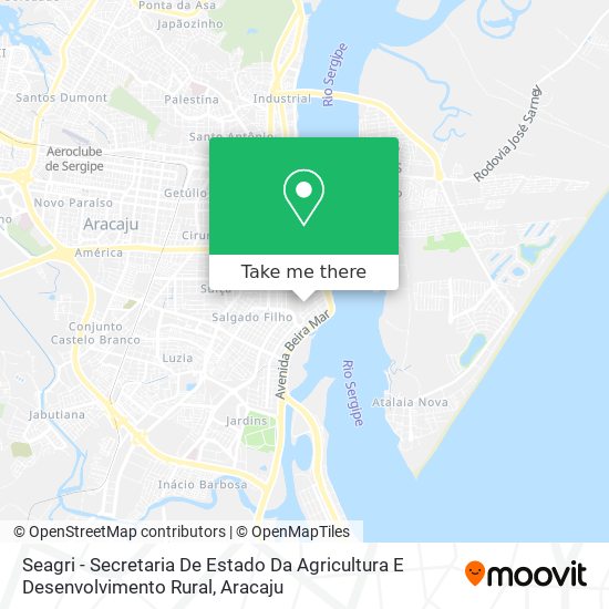 Seagri - Secretaria De Estado Da Agricultura E Desenvolvimento Rural map