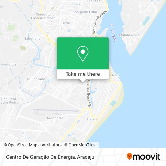 Centro De Geração De Energia map