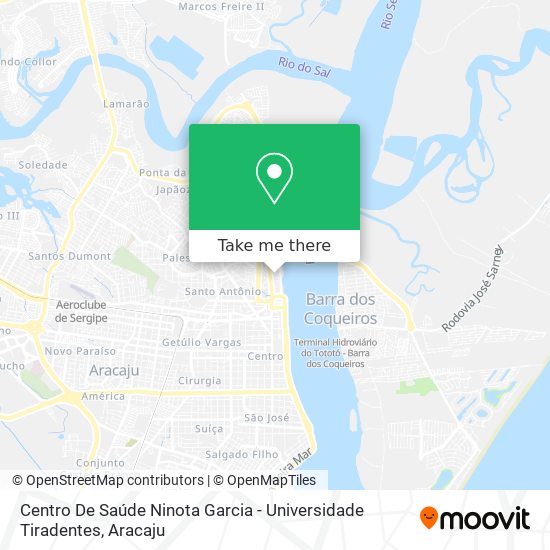 Centro De Saúde Ninota Garcia - Universidade Tiradentes map