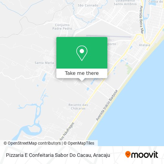 Pizzaria E Confeitaria Sabor Do Cacau map