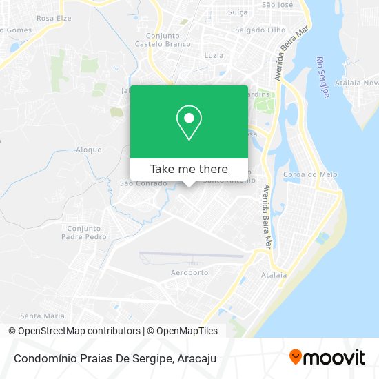 Mapa Condomínio Praias De Sergipe