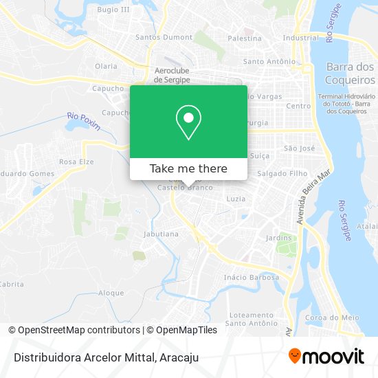 Distribuidora Arcelor Mittal map