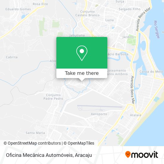 Oficina Mecânica Automóveis map