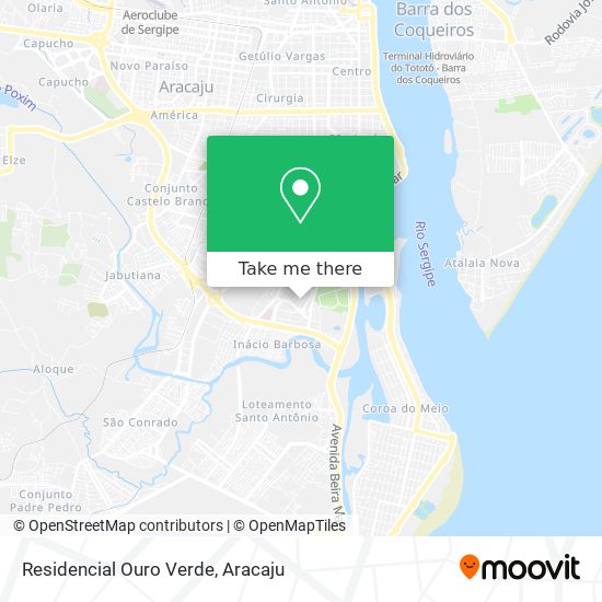 Residencial Ouro Verde map