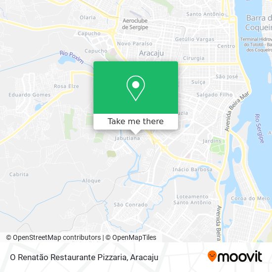 O Renatão Restaurante Pizzaria map