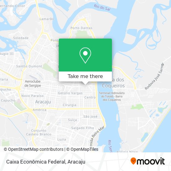 Caixa Econômica Federal map