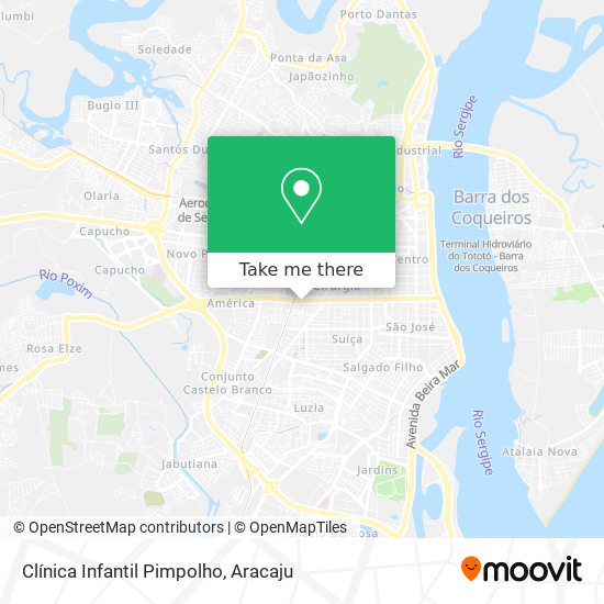 Clínica Infantil Pimpolho map