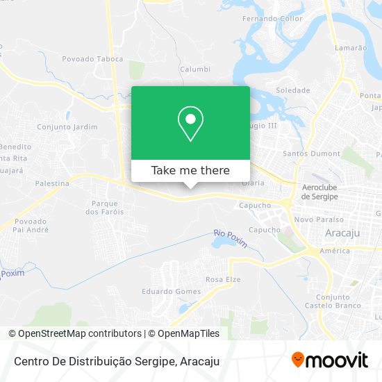 Mapa Centro De Distribuição Sergipe
